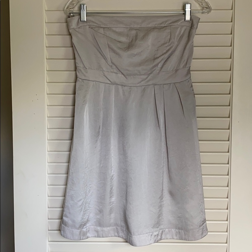 Jill Stuart Strapless silk dress